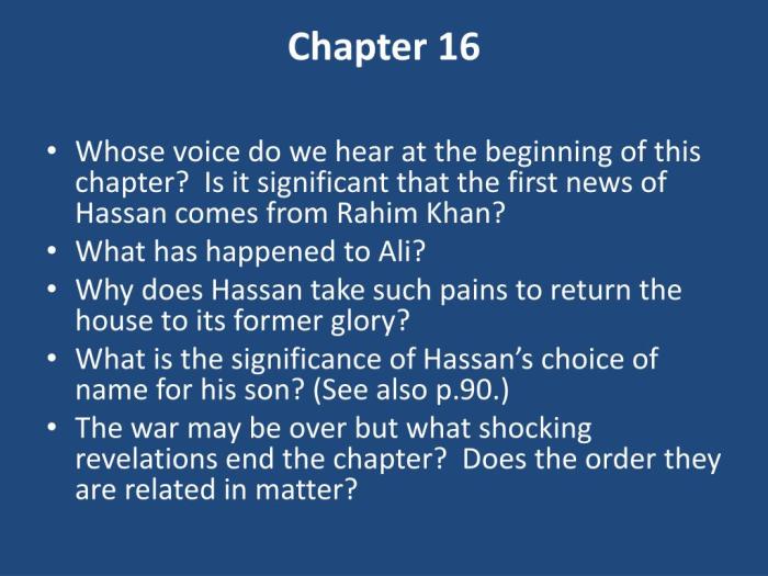 Chapter 16 the kite runner